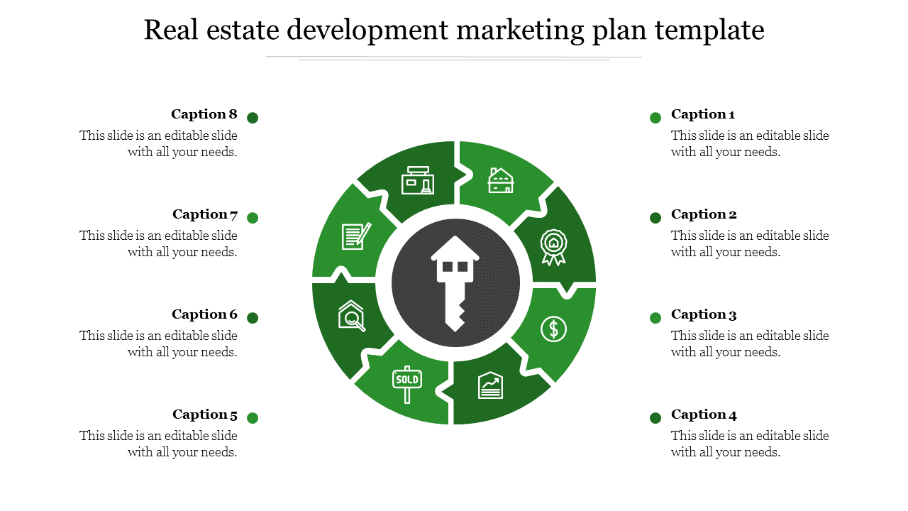 real estate development marketing plan template-Green
